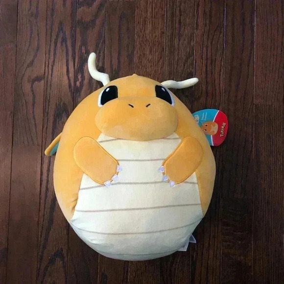 Original Squishmallows x Pokémon 10” Dragonite Plush - BRAND NEW! - Picture 2 of 11